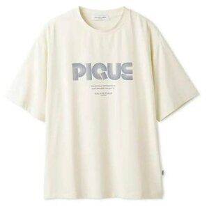 Gelato Pique Men's Cream Graphic Crewneck Tee Shirt Blue Casual Soft Medium